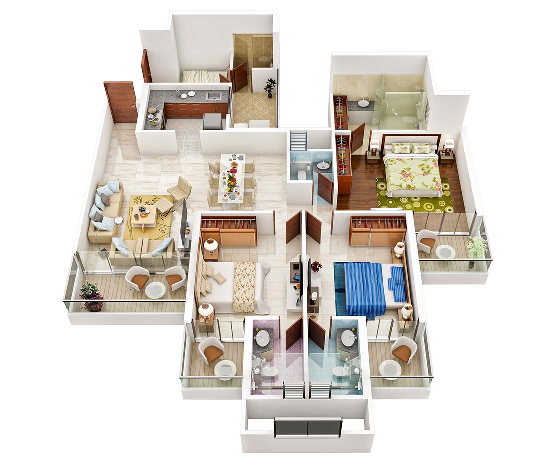 3 BHK Package FURNITUREWALAS